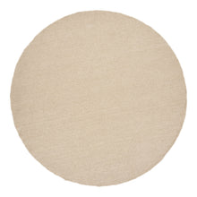 Lenja Teppich rund – Handgewebt Beige, ø 240 cm von Luiva Living