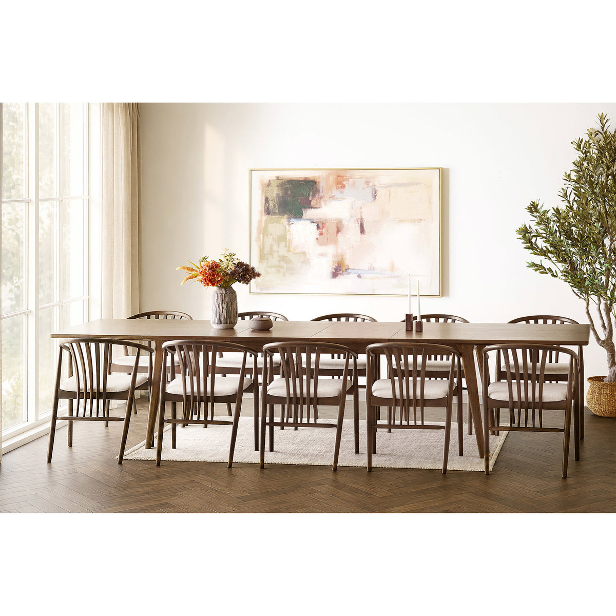 Alina Teppich – Handgewebt Beige, 200 × 300 cm – Ansicht 3