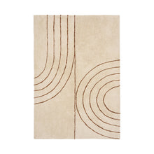 Cedric Teppich – Baumwolle, bedruckt Beige, 160 × 230 cm von Luiva Living