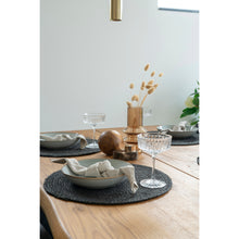 Signe Tischset rund 4er-Set – Jute, geflochten Dunkelgrau, ø 38 cm – Ansicht 4