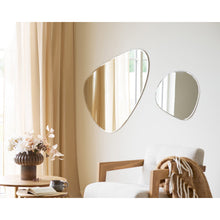 Janne Wandspiegel in organischer Form, facettiert – Glas Klar, 70 × 100 cm – Ansicht 4