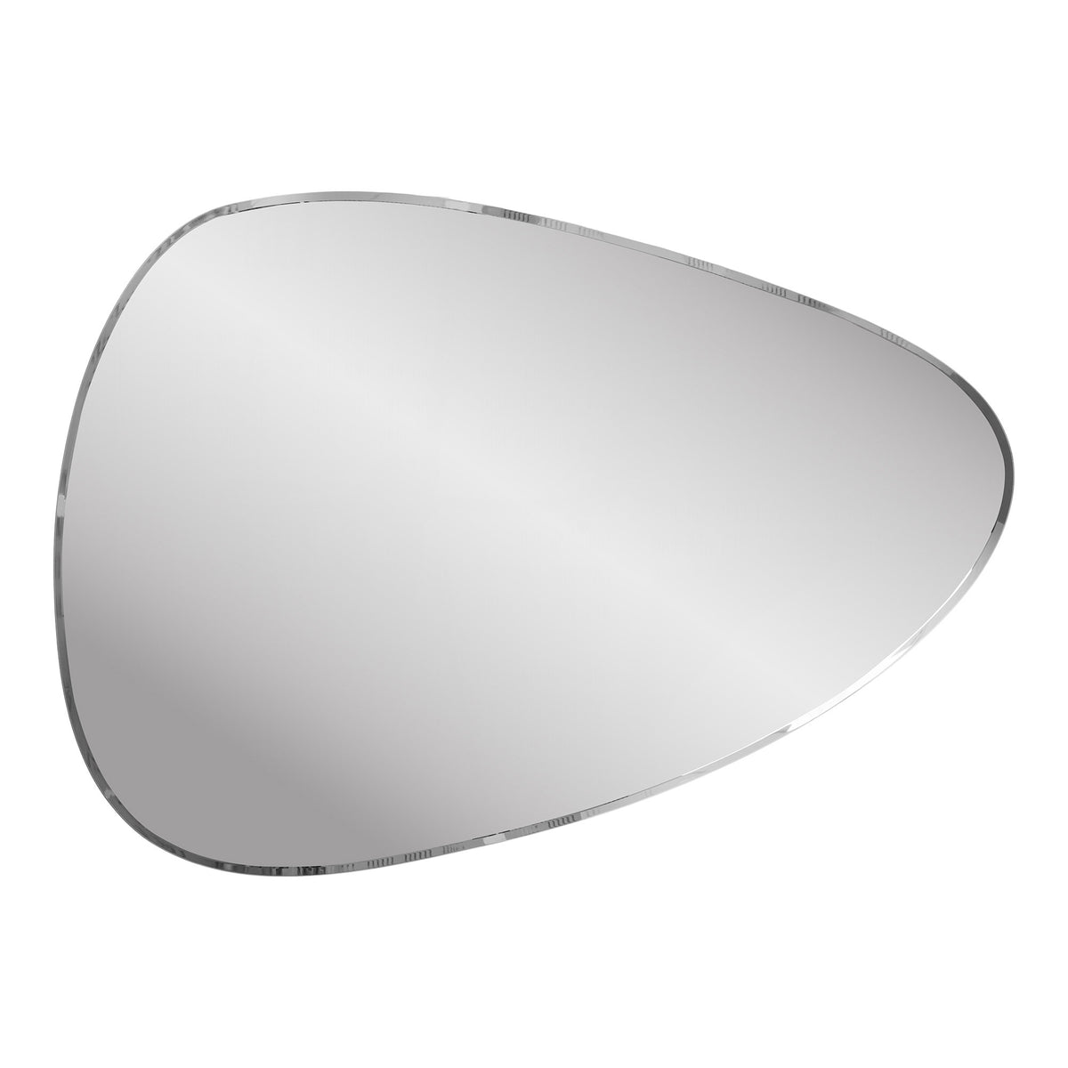 Janne Wandspiegel in organischer Form, facettiert – Glas Klar, 70 × 100 cm – Ansicht 2