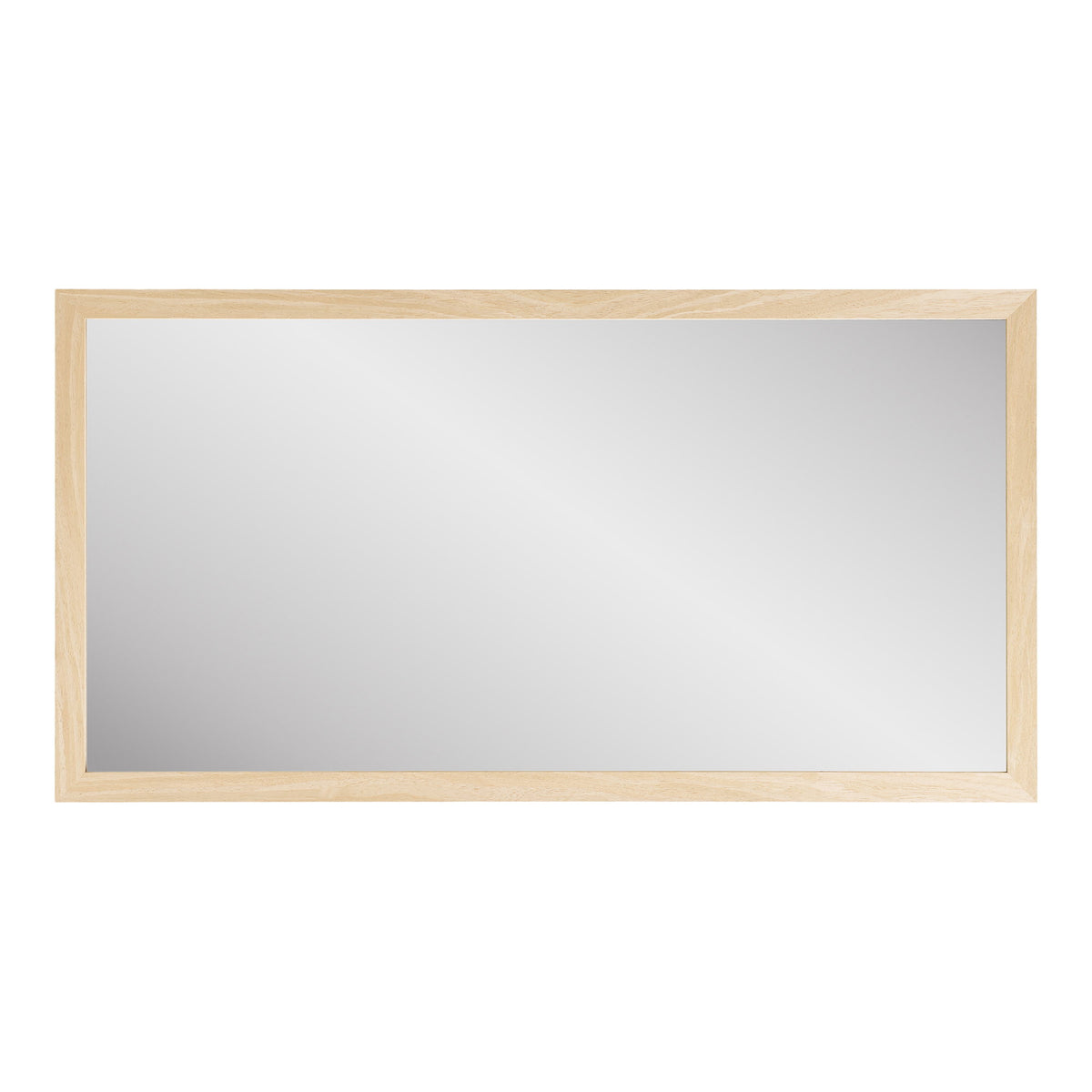 Juna Wandspiegel – MDF-Rahmen Natur, 45 × 75 cm – Ansicht 3