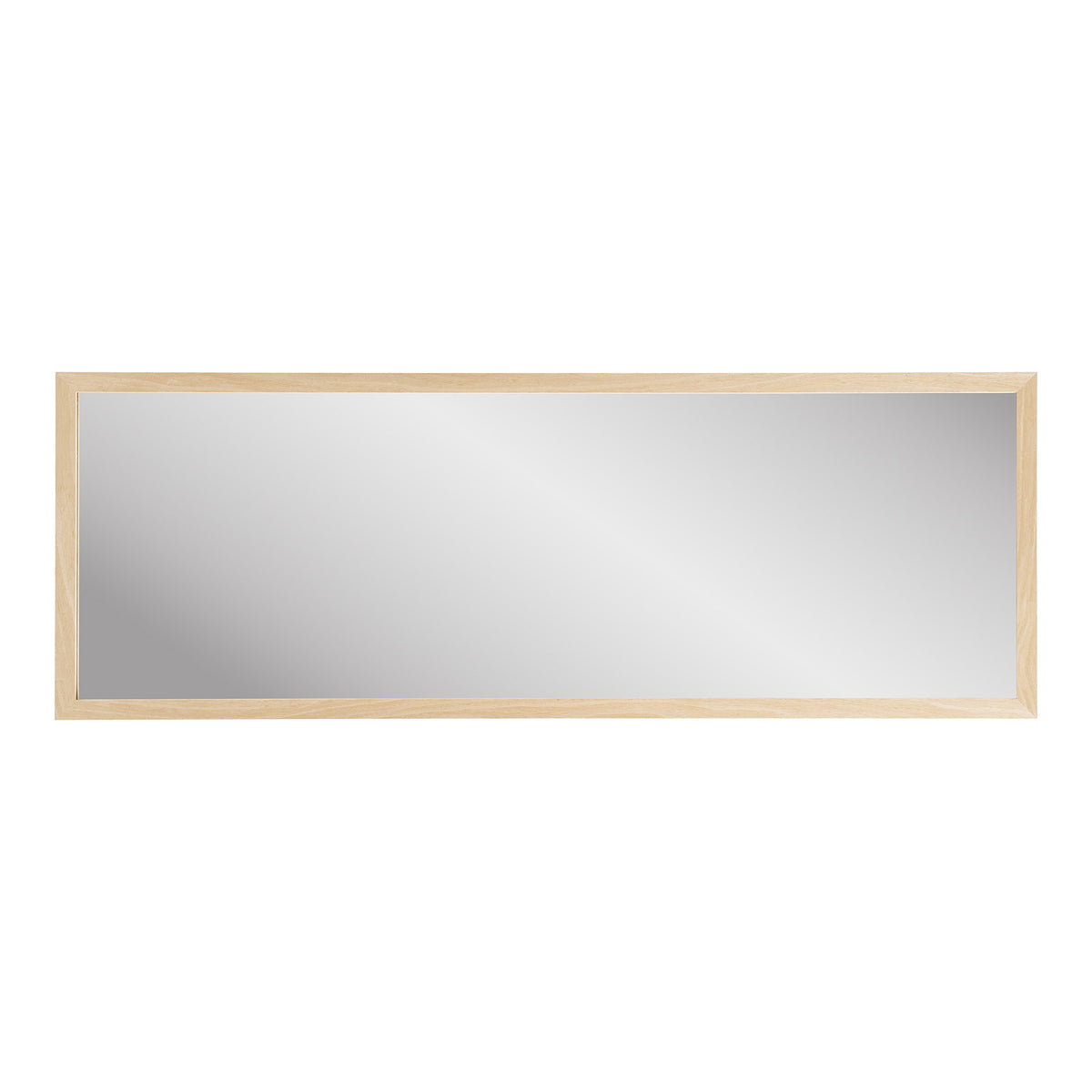 Juna Wandspiegel – MDF-Rahmen Natur, 45 × 110 cm – Ansicht 3