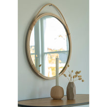 Anouk Wandspiegel rund – Rattan Natur, ø 50 cm – Ansicht 2