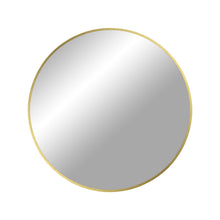 Tamme Wandspiegel rund – Aluminium Messingoptik, ø 60 cm von Luiva Living
