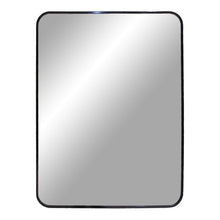 Tamme Wandspiegel – Aluminium Schwarz, 50 × 70 cm von Luiva Living