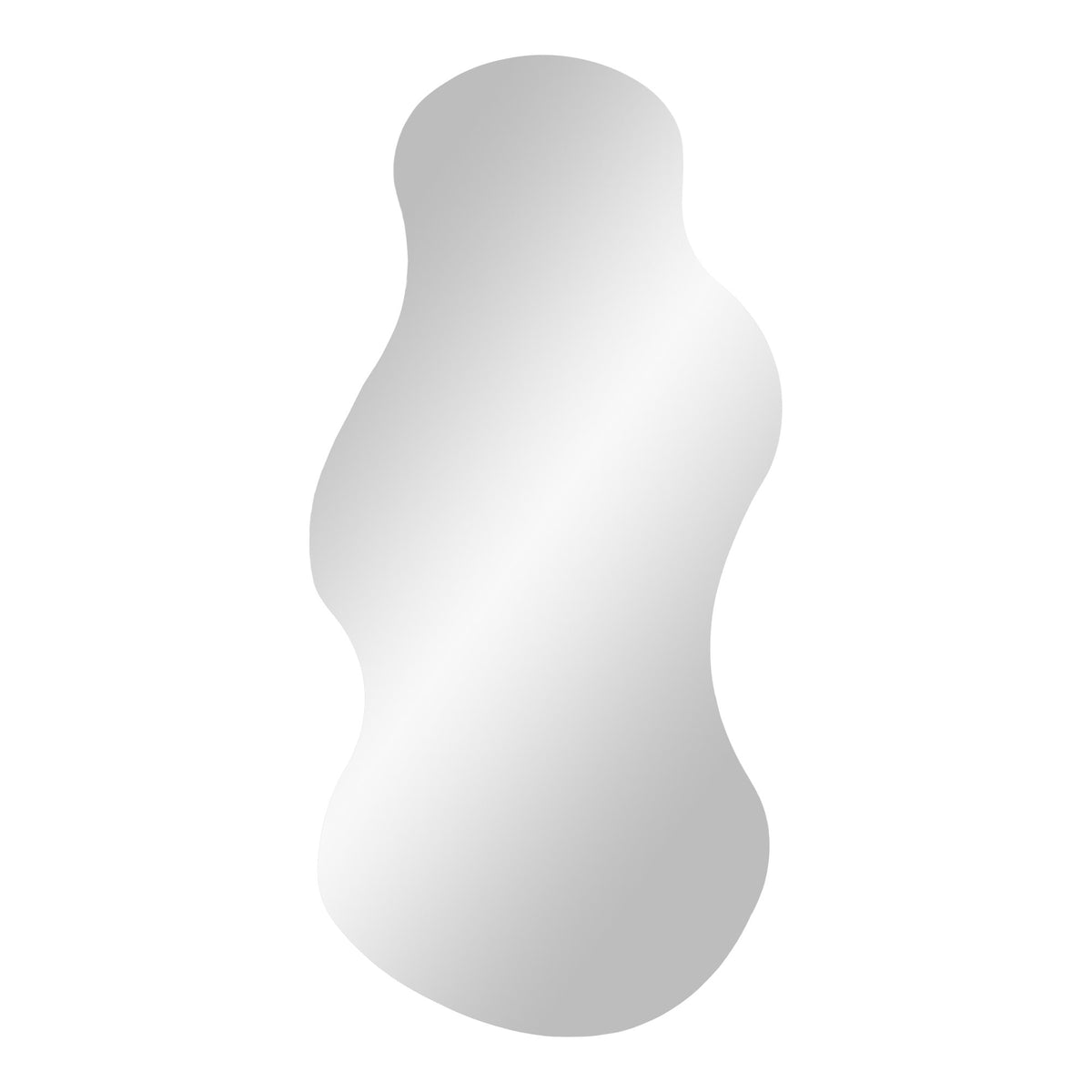 Rolf Wandspiegel in organischer Form – Glas, 40 × 80 cm von Luiva Living