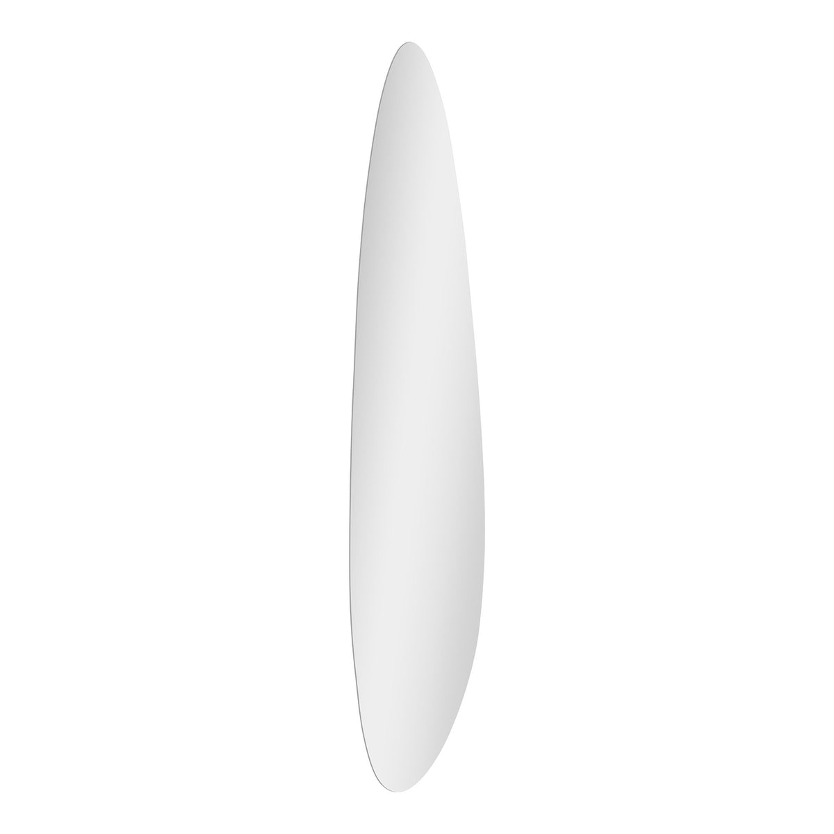 Georg Wandspiegel in organischer Form – Glas, 57 × 160 cm – Ansicht 2