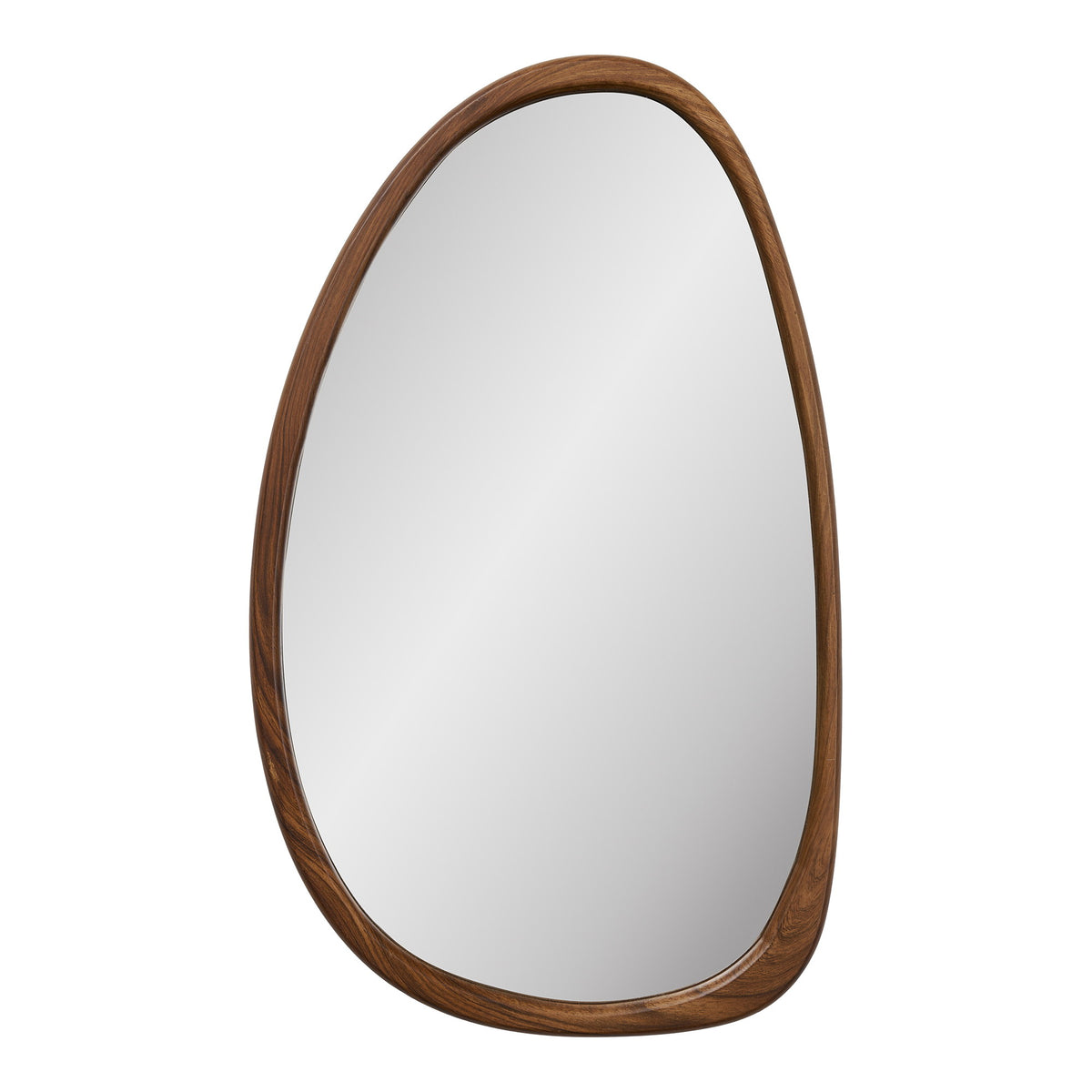 Tore Wandspiegel in organischer Form – Holzoptik Natur, 38,5 × 64,5 cm von Luiva Living