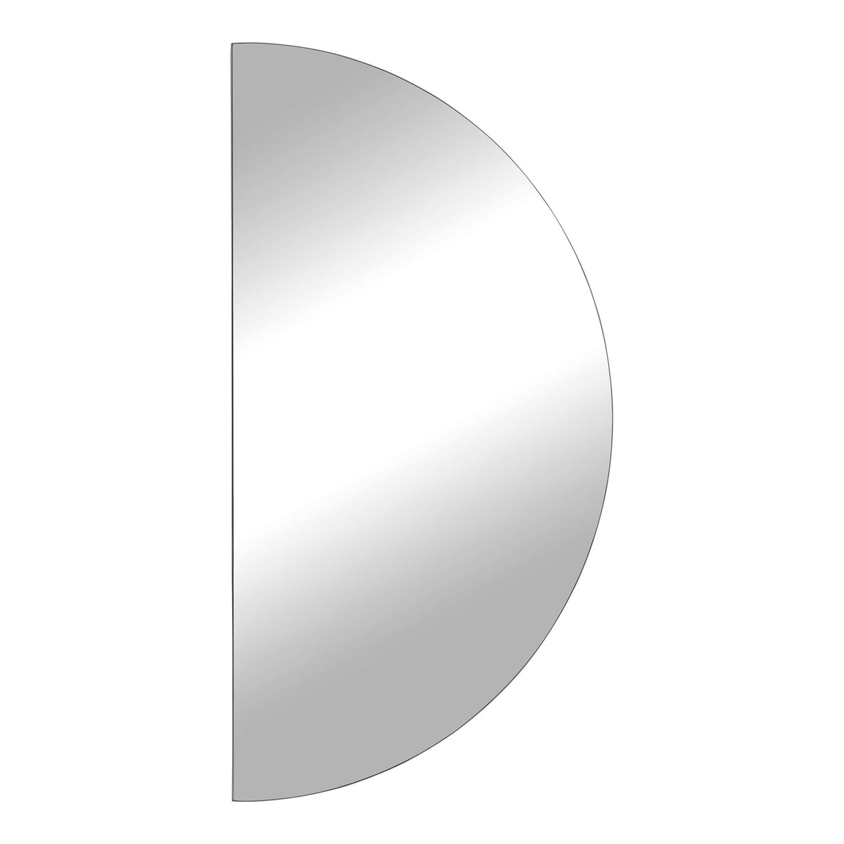 Luis Wandspiegel in Halbmondform – Glas, 80 × 160 cm von Luiva Living