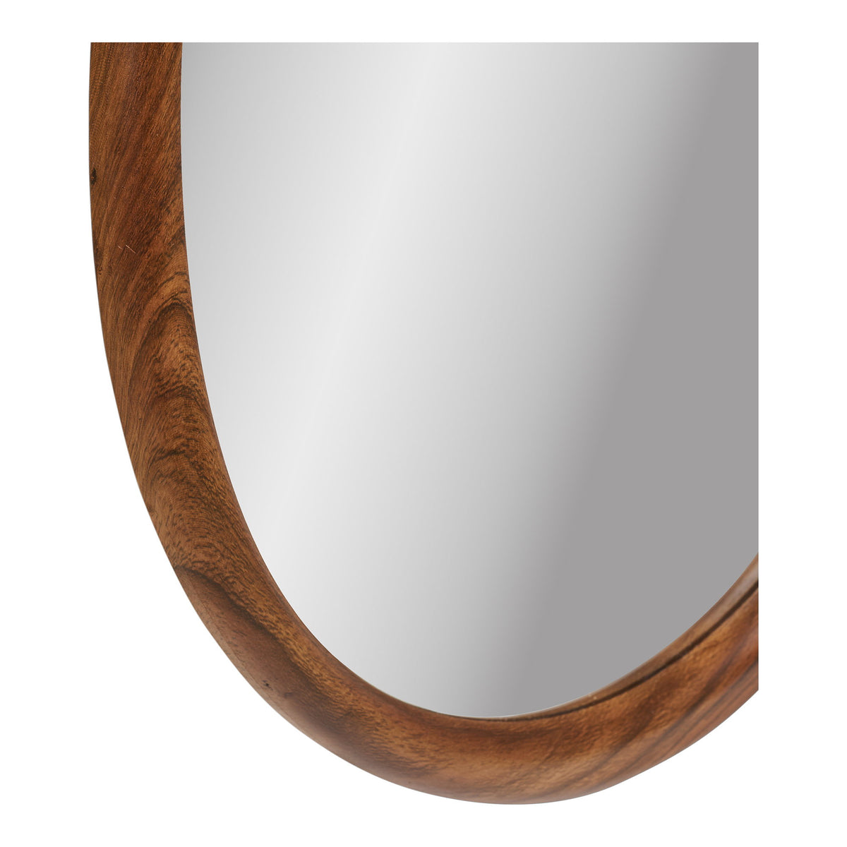 Tore Wandspiegel in organischer Form – Holzoptik Natur, 50 × 80 cm – Ansicht 3