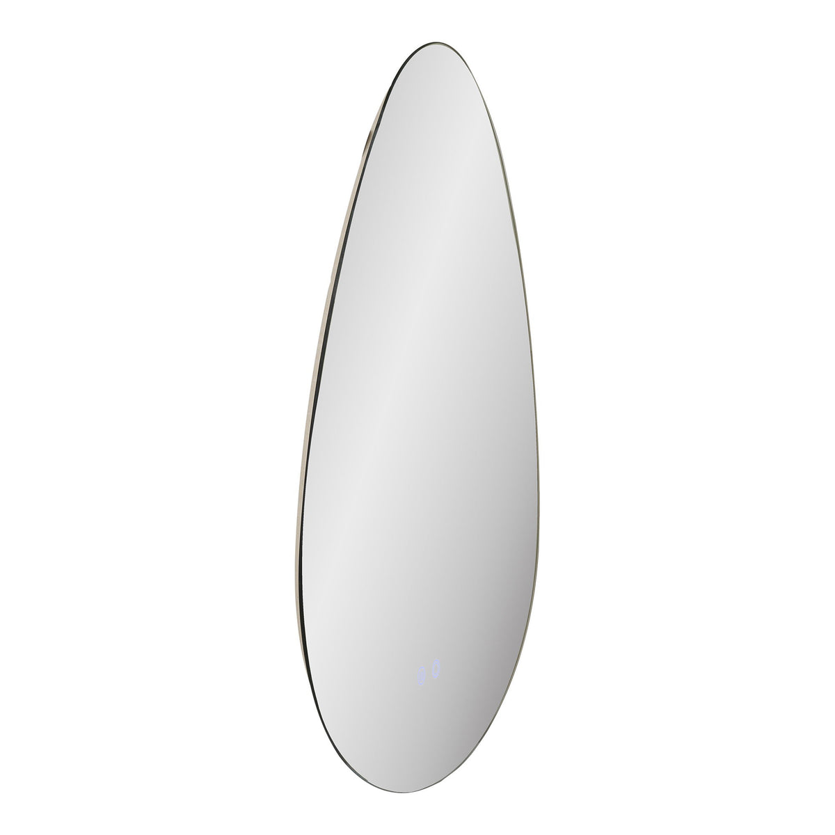 Mattis LED-Spiegel in organischer Form – Glas, 58 × 80 cm – Ansicht 2