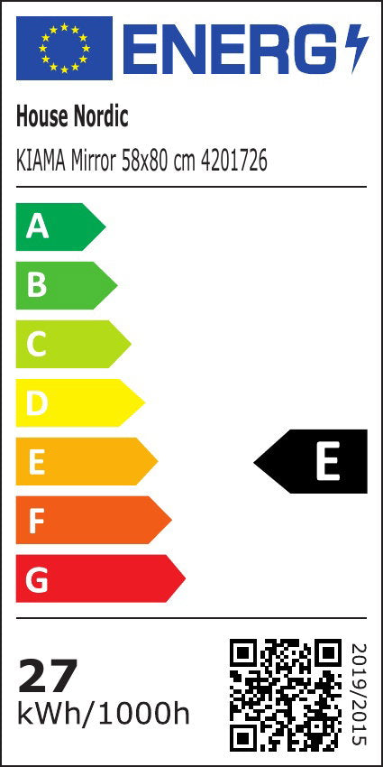 Mattis LED-Spiegel in organischer Form – Glas, 58 × 80 cm – Ansicht 9