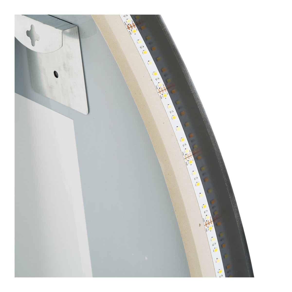 Mattis LED-Spiegel rund – Glas, ø 80 cm – Ansicht 3