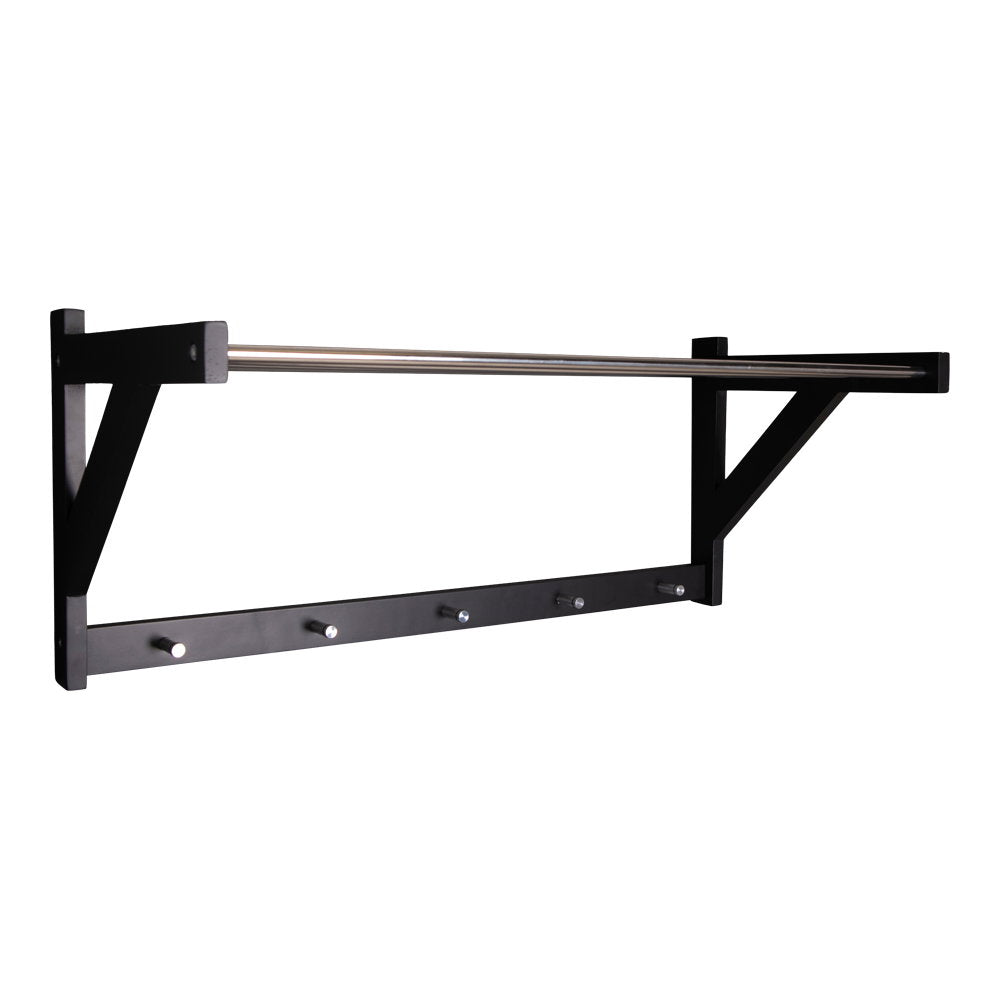 Elsa Hutablage – Holz/Stahl Schwarz, 78 × 32 cm von Luiva Living