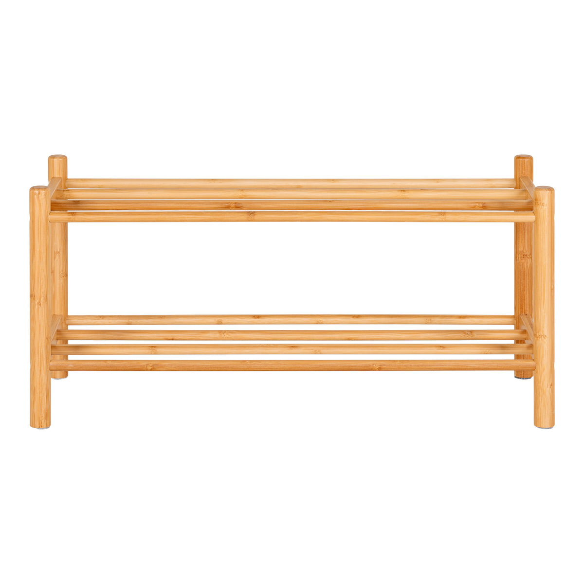 Inka Schuhregal – Bambus Natur, 70 × 27 × 33 cm von Luiva Living