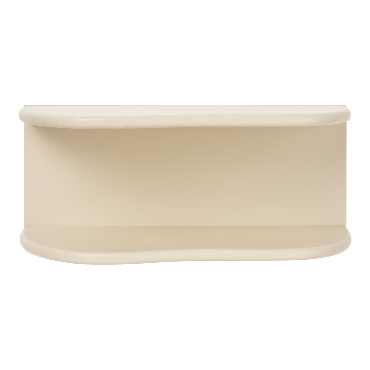 Antje Wandregal – MDF Beige, 44 × 17,5 × 18 cm von Luiva Living
