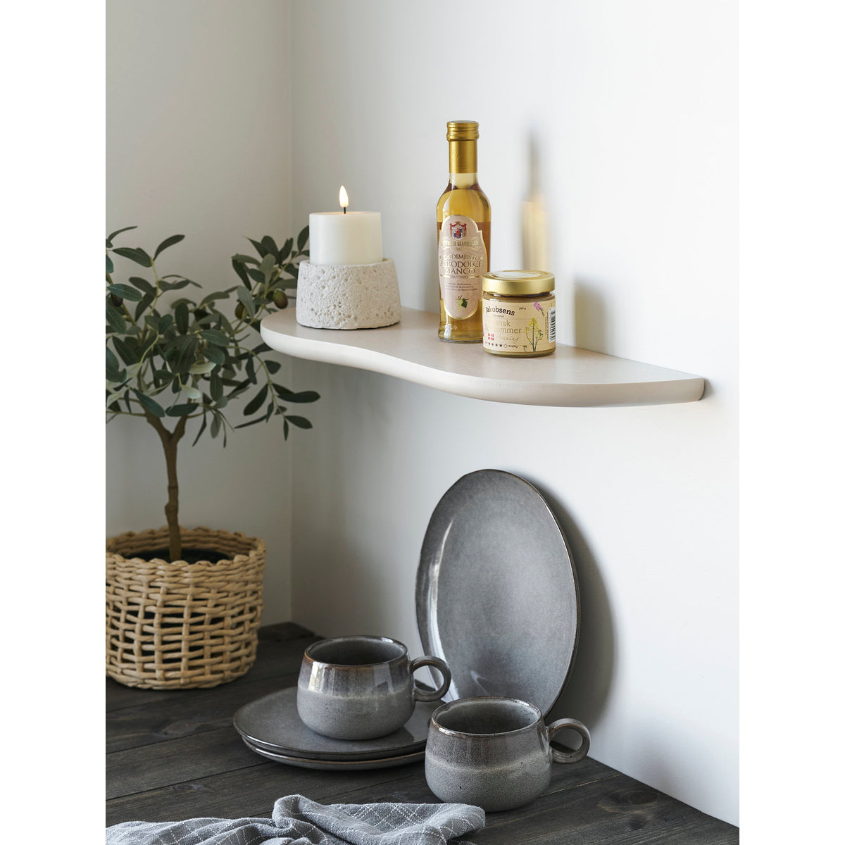 Antje Wandregal – MDF Beige, 57 × 19 × 2,5 cm – Ansicht 3