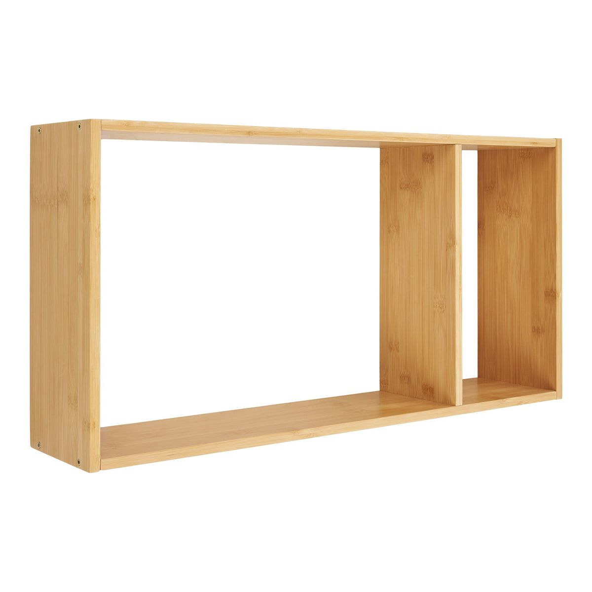 Yorick Wandregal – Bambus Natur, 70 × 15 × 35,5 cm von Luiva Living