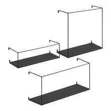 Ada Wandregal 3er-Set – Stahl Schwarz von Luiva Living