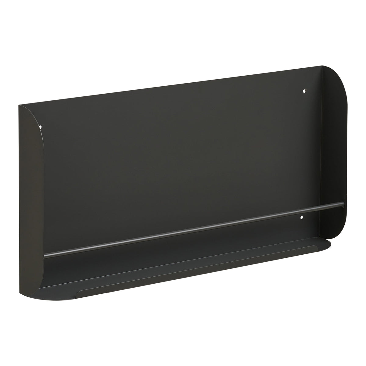 Fidel Wandregal – Metall Dunkelgrau, 60 × 7 × 30 cm von Luiva Living
