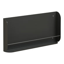 Fidel Wandregal – Metall Dunkelgrau, 60 × 7 × 30 cm von Luiva Living