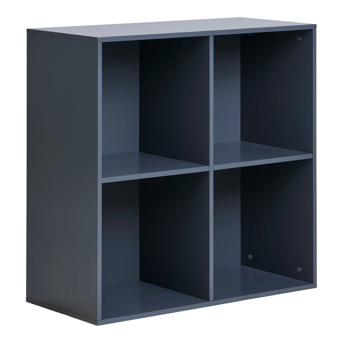 Amber Wandregal – MDF, lackiert Dunkelgrau, 69 × 30 × 69 cm – Ansicht 2