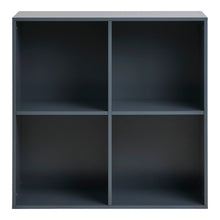 Amber Wandregal – MDF, lackiert Dunkelgrau, 69 × 30 × 69 cm von Luiva Living