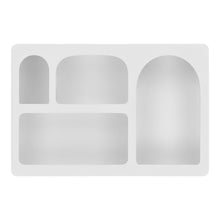 Aria Wandregal – MDF Weiß, 40 × 13 × 60 cm von Luiva Living