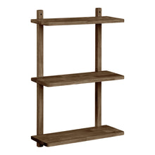 Alma Wandregal – Eiche Dunkelbraun, 50 × 20 × 75 cm von Luiva Living
