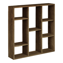 Alma Wandregal – Eiche Dunkelbraun, 70 × 15 × 70 cm von Luiva Living