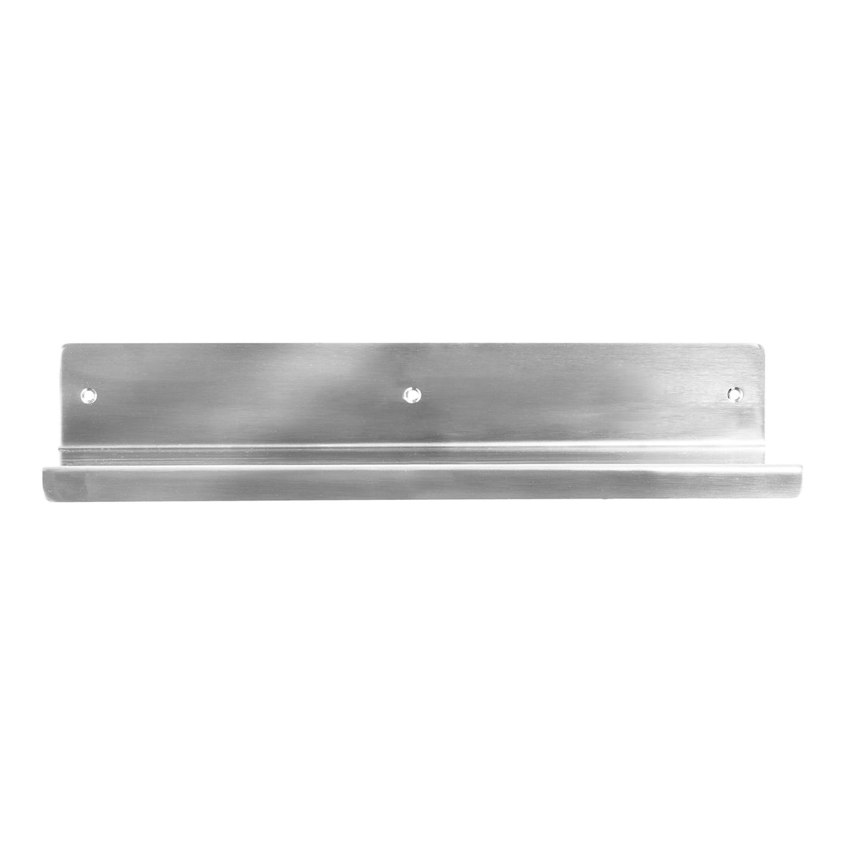 Indra Wandregal – Edelstahl Silber, 15 × 40 × 8 cm von Luiva Living