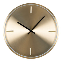 Lorena Wanduhr – Aluminium Gold, ø 30 cm von Luiva Living