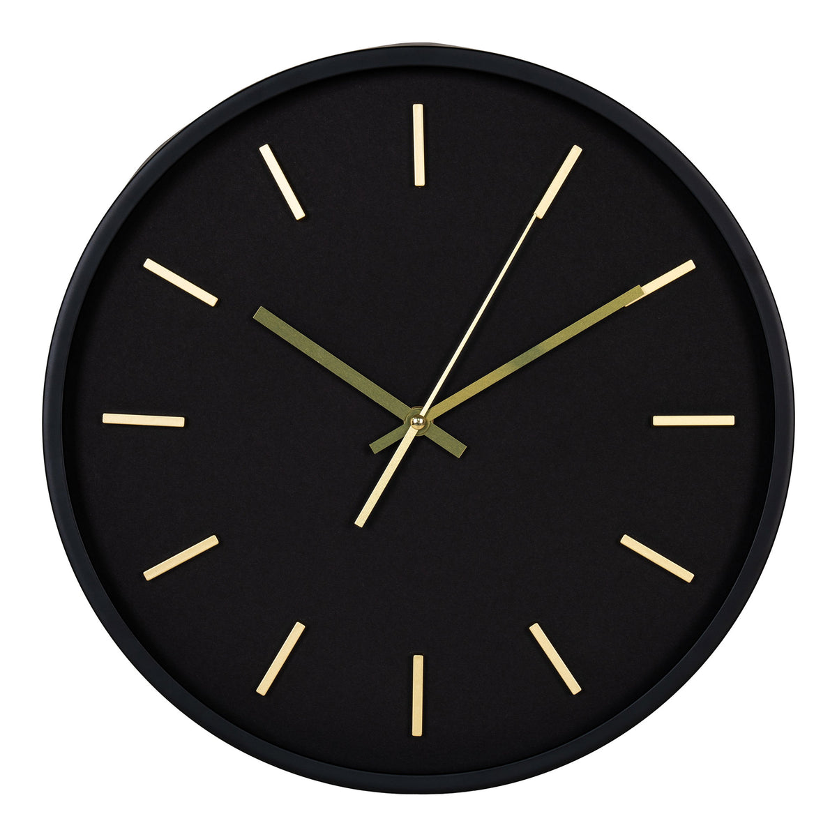 Kian Wanduhr – Schwarz, ø 35 cm von Luiva Living
