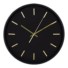 Kian Wanduhr – Schwarz, ø 35 cm von Luiva Living