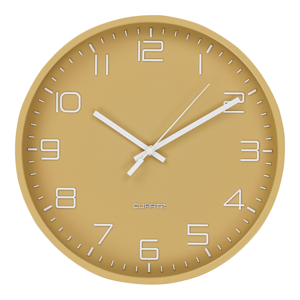 Vidar Wanduhr – Ocker, ø 30 cm von Luiva Living