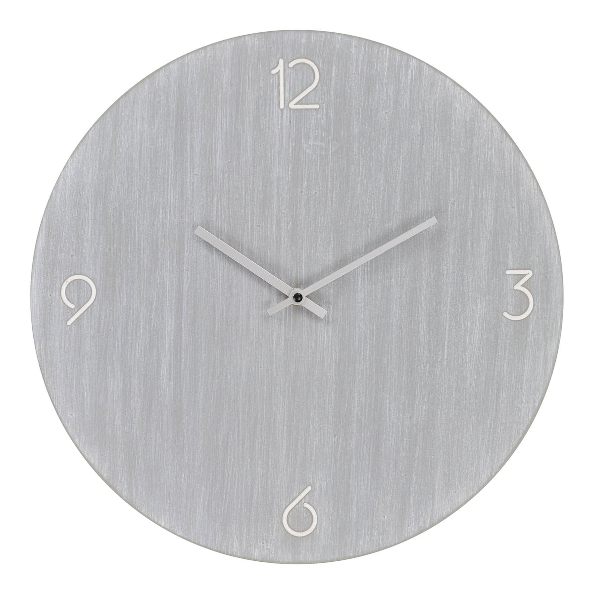 Matti Wanduhr – MDF Hellgrau, ø 40 cm von Luiva Living