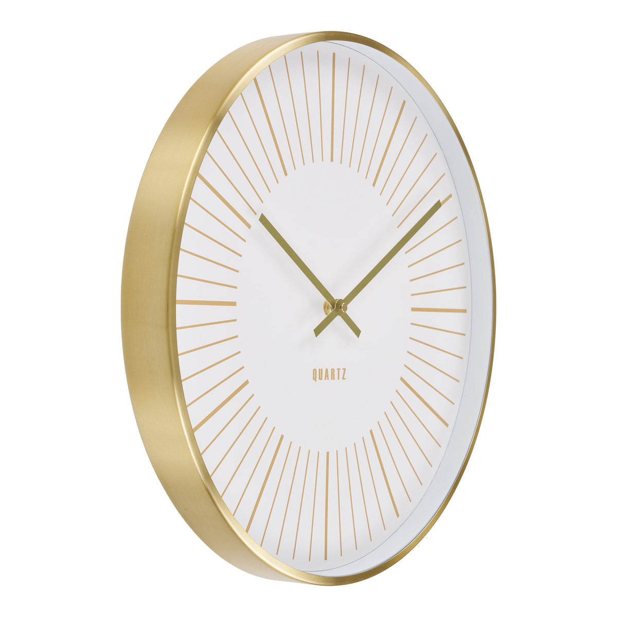 Fenna Wanduhr – Aluminium Gold, ø 40 cm – Ansicht 2