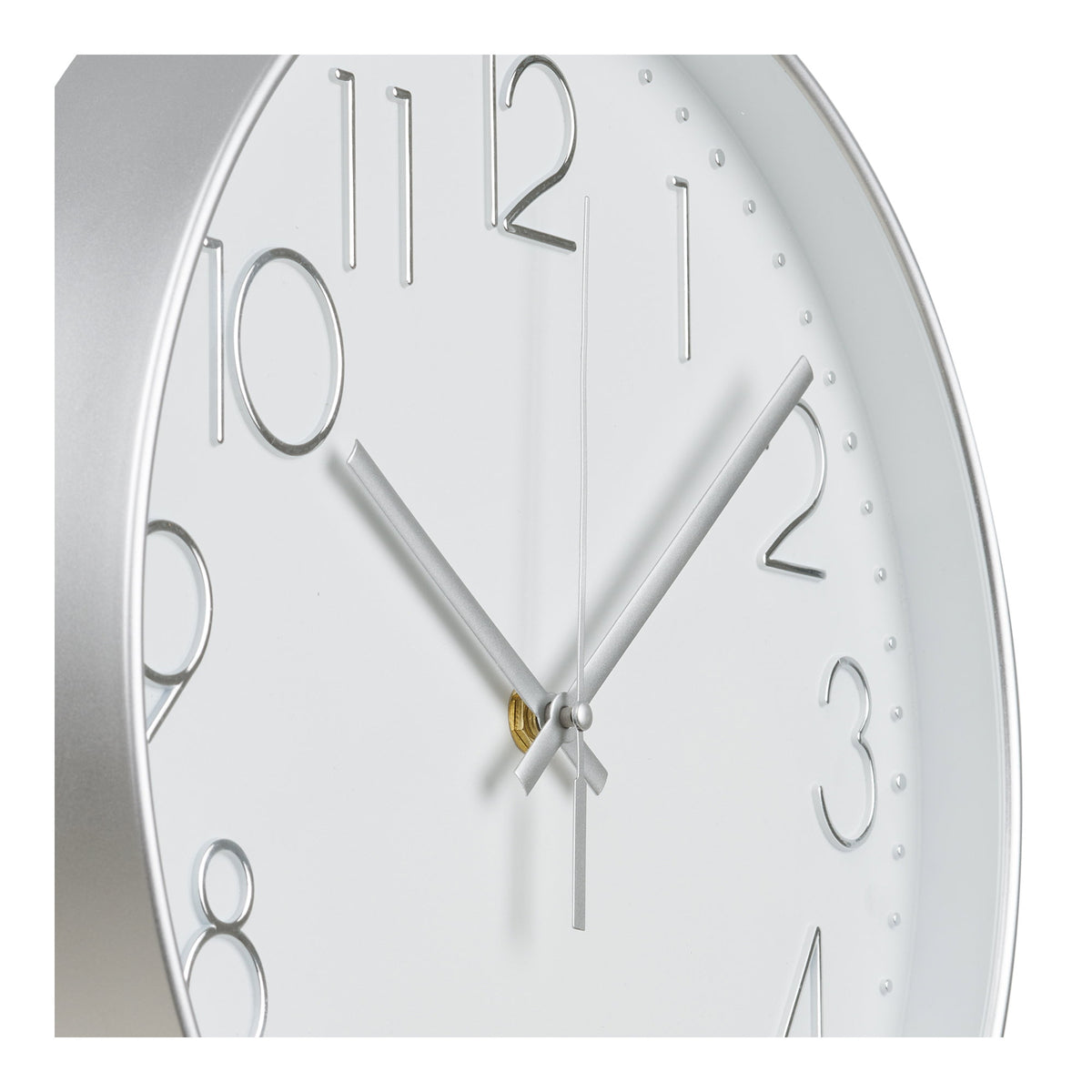 Anya Wanduhr – Silber, ø 30 cm – Ansicht 3