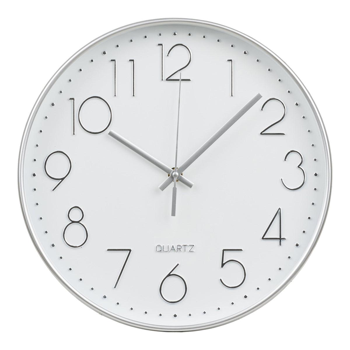 Anya Wanduhr – Silber, ø 30 cm von Luiva Living
