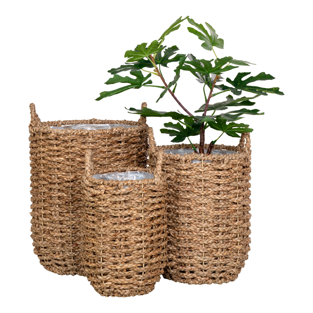 Elise Korb 3er-Set – Seegras Natur – Ansicht 2