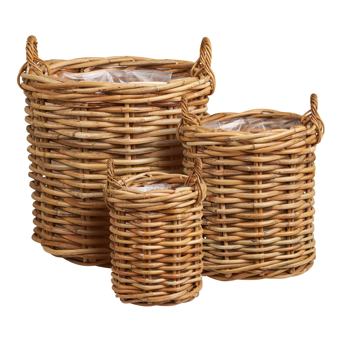 Heidi Korb 3er-Set – Kubu-Rattan Natur – Ansicht 2