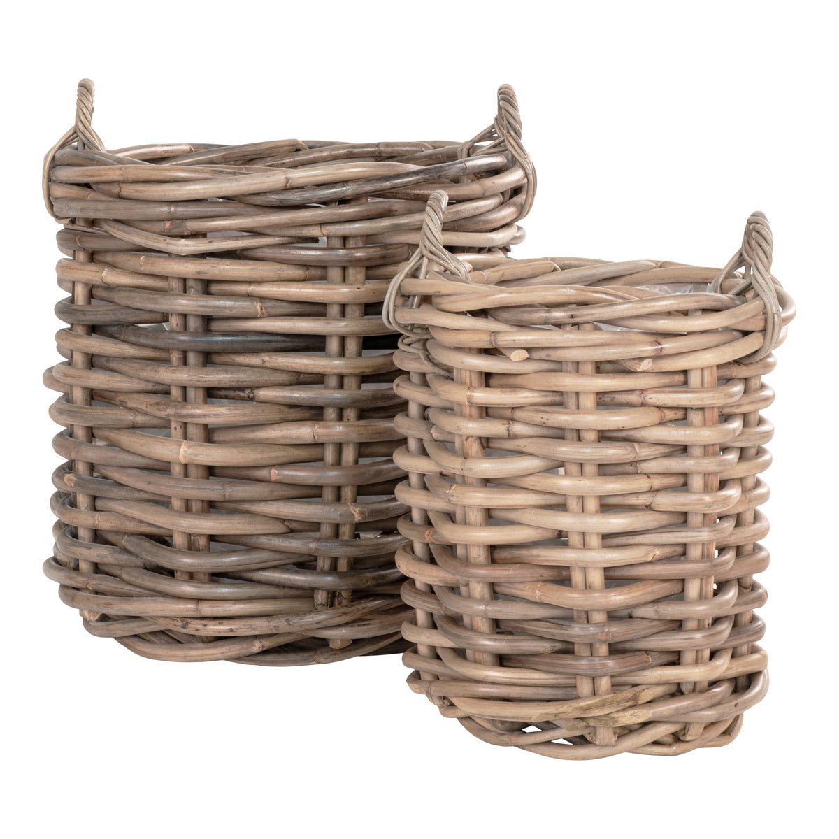 Heidi Korb 2er-Set – Kubu-Rattan Natur von Luiva Living