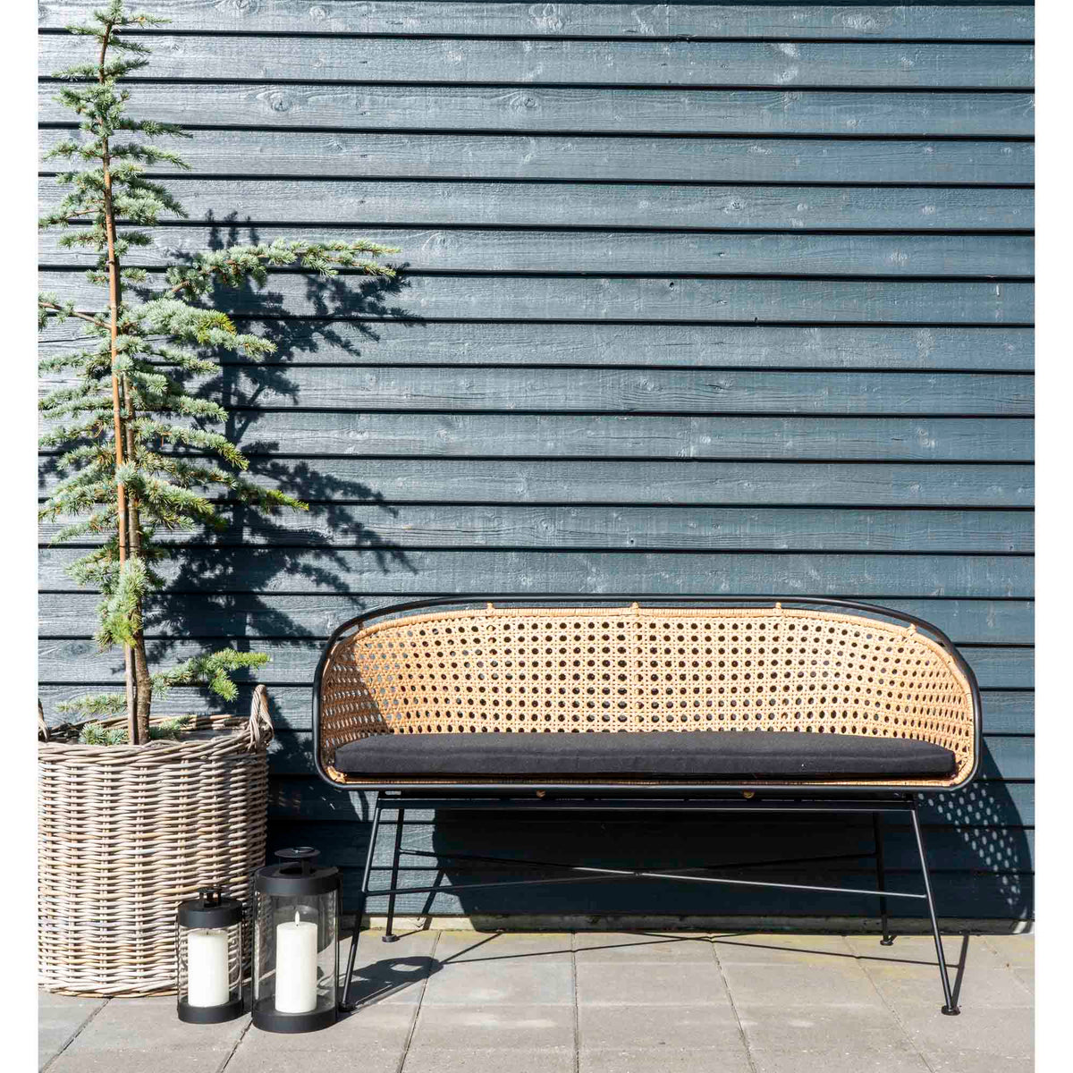 Cleo Korb 4er-Set – Kubu-Rattan Natur – Ansicht 5