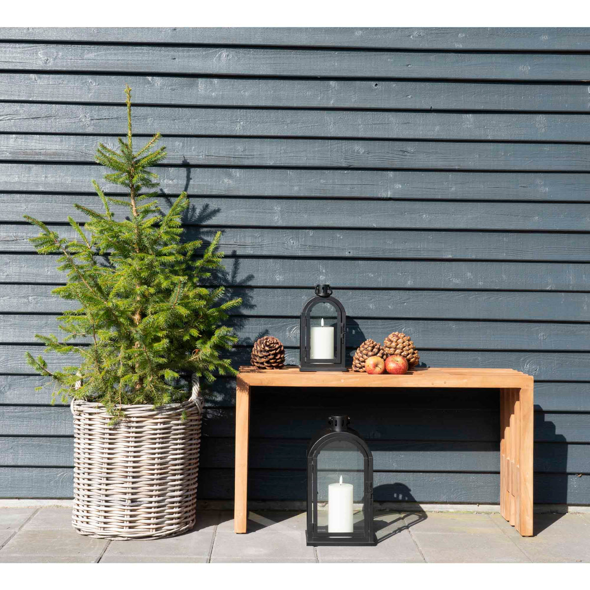 Cleo Korb 4er-Set – Kubu-Rattan Natur – Ansicht 7