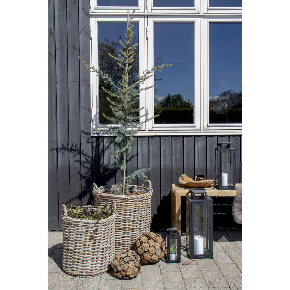 Mareike Korb 2er-Set – Kubu-Rattan Natur – Ansicht 2