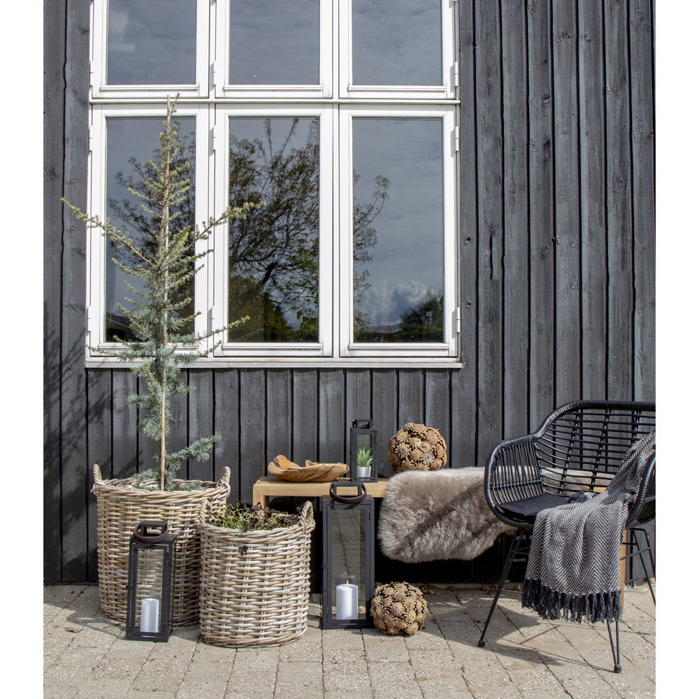 Mareike Korb 2er-Set – Kubu-Rattan Natur – Ansicht 4