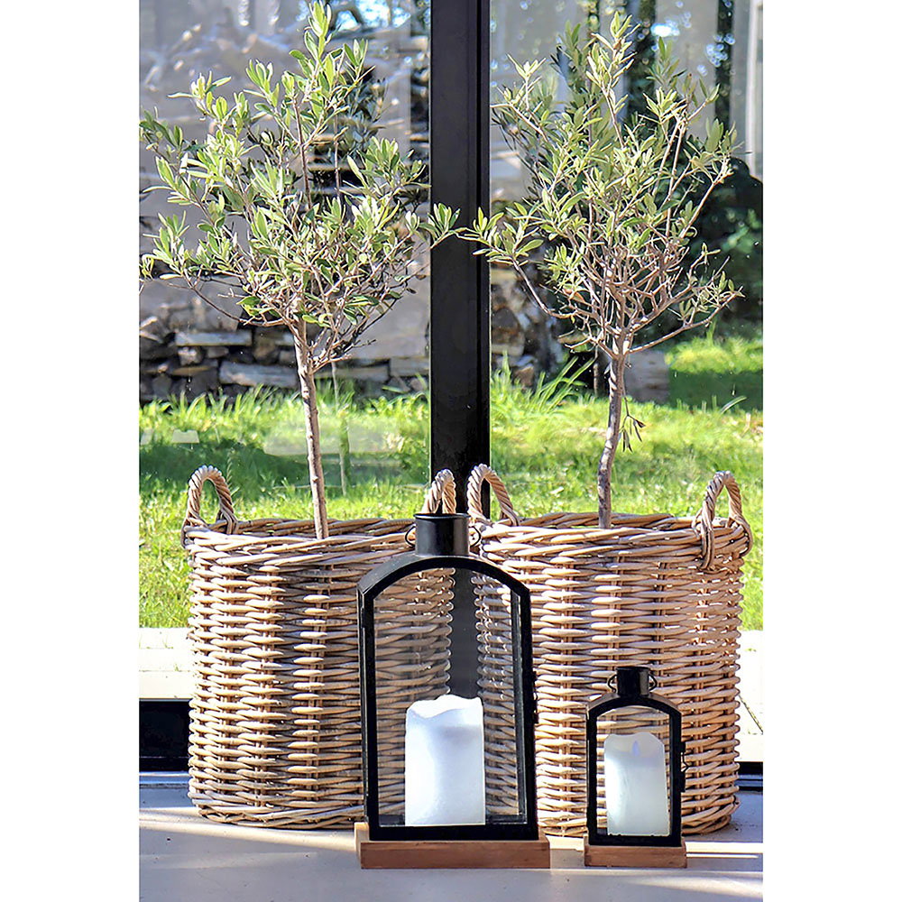Mareike Korb 2er-Set – Kubu-Rattan Natur – Ansicht 7