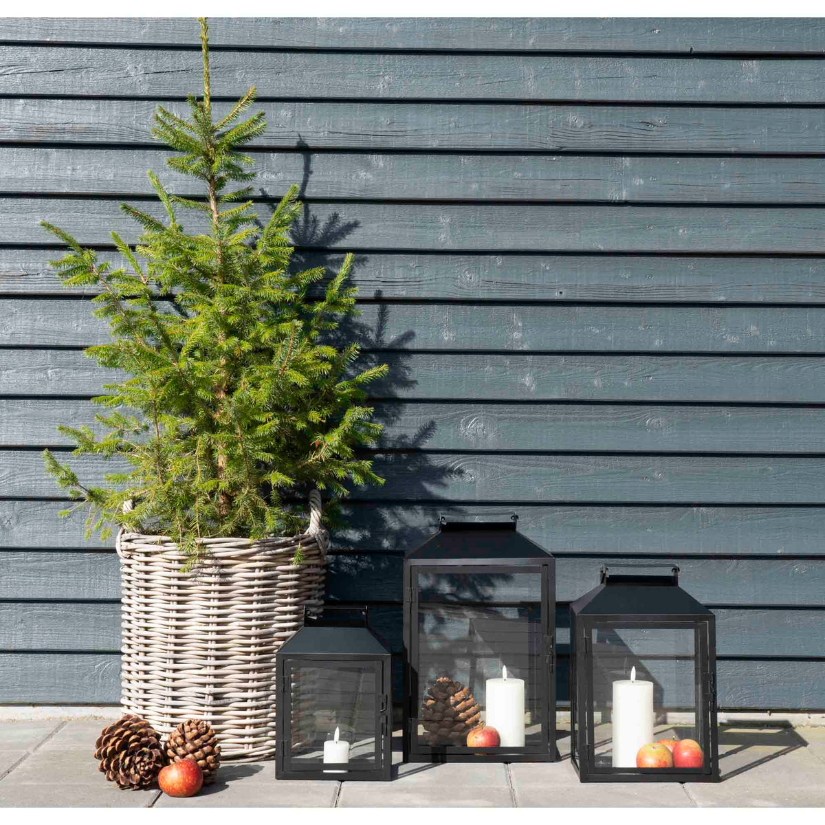 Mareike Korb 2er-Set – Kubu-Rattan Natur – Ansicht 8